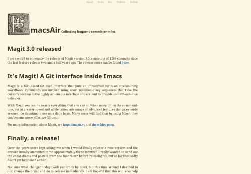 Blog of Jonas Bernoulli