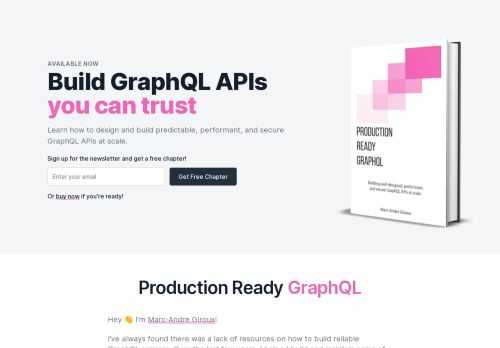 A book on building beautifully designed, performant and secure GraphQL APIs