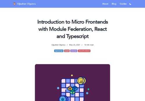 In this article we will set up Micro Frontends with Module Federation, React and Typescript