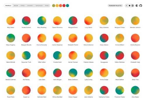 Boring avatars is a tiny JavaScript React library that generates custom, SVG-based, round avatars from any username and color palette.