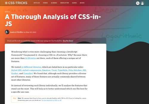 Wondering what’s even more challenging than choosing a JavaScript framework? You guessed it: choosing a CSS-in-JS solution. Why? Because there are more