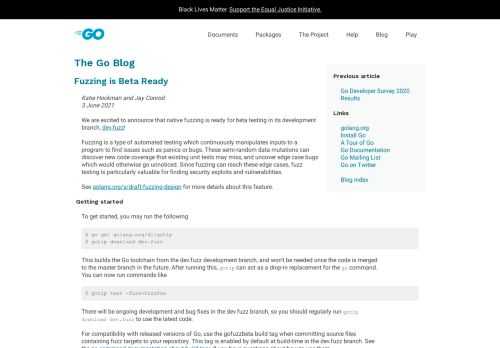 Go is an open source programming language that makes it easy to build simple, reliable, and efficient software.