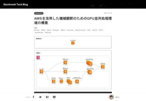 AWSを活用した機械翻訳のためのGPU並列処理環境の構築