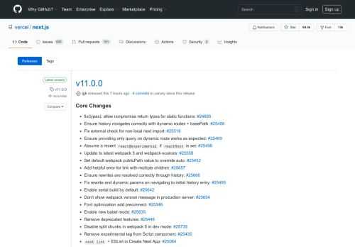 The React Framework. Contribute to vercel/next.js development by creating an account on GitHub.