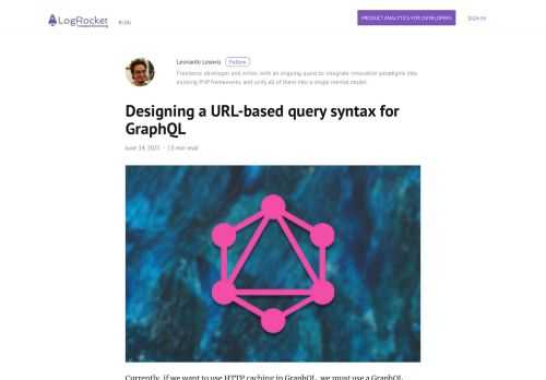 See how to design a single-line URL-based query syntax for GraphQL servers that is simple to read and write.