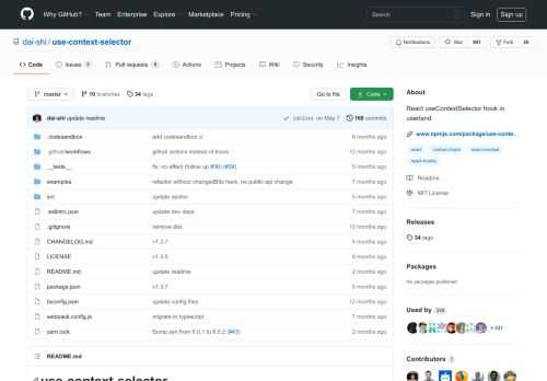 React useContextSelector hook in userland. Contribute to dai-shi/use-context-selector development by creating an account on GitHub.