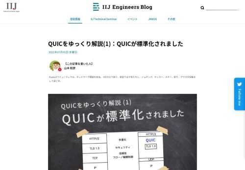 不定期連載を始めます IIJ-II 技術研究所 技術開発室の山本です。私はプログラミング言語HaskellでHTTP/2とTLS 1.3を実装した後、もっぱらQ...