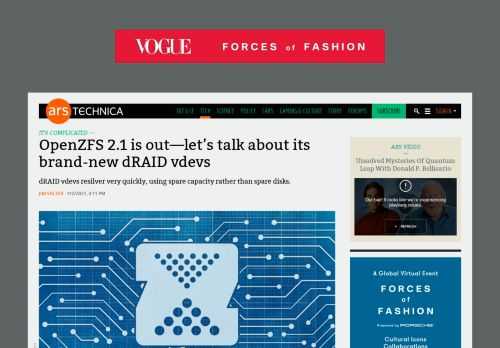 dRAID vdevs resilver very quickly, using spare capacity rather than spare disks.