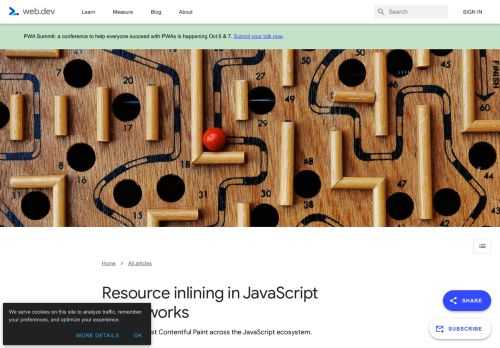 Learn about the latest optimizations implemented in JavaScript frameworks in collaboration with project Aurora.