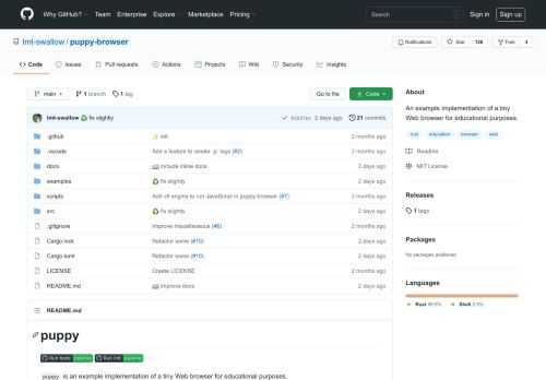 An example implementation of a tiny Web browser for educational purposes. - lmt-swallow/puppy-browser