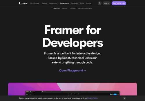 Go beyond Framer’s UI to create custom design solutions with code.