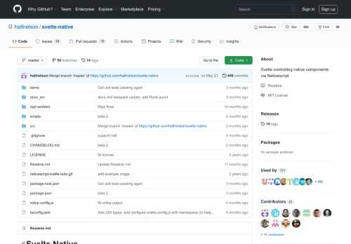 Svelte controlling native components via Nativescript - halfnelson/svelte-native