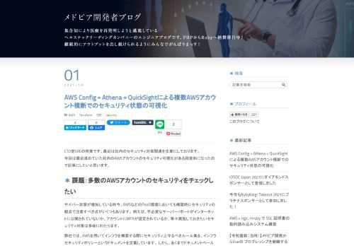 CTO室SREの侘美です。最近は社内のセキュリティ対策関連を生業にしております。 今回は最近進めていた社内のAWSアカウントのセキュリティ可視化がある程度形になったので記事にしたいと思います。 課題：多数のAWSアカウントのセキュリティをチェックしたい サイバー攻撃が増加している昨今、AWSなどのPaaS環境においても構築時にセキュリティの観点で注意すべき点がいくつもあります。 例えば、不必要なサーバー/ポートがインターネットに公開されていないか、アカウントにMFAが設定されているか、等々実施しておきたいセキュリティ対策は多岐にわたります。 弊社では、AWSを用いてインフラを構築する際にセキュ…