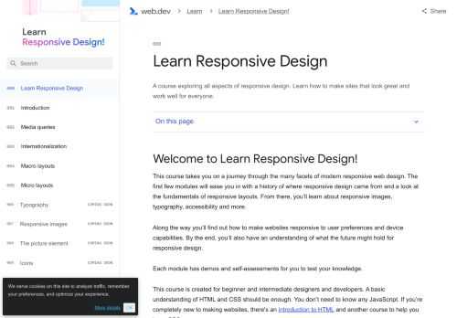 A course exploring all aspects of responsive design. Learn how to make sites that look great and work well for everyone.