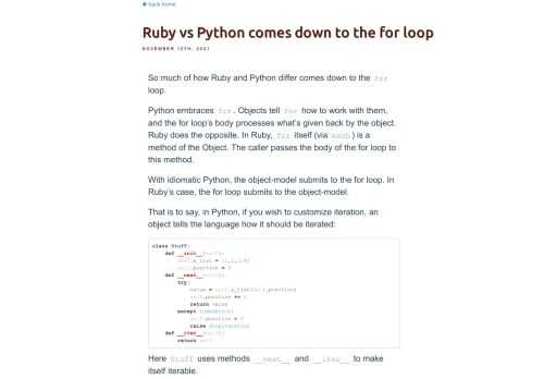 Contrasting how each language handles iteration helps understand how to work effectively in either.