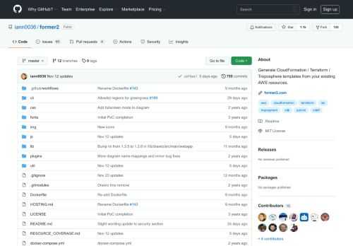 Generate CloudFormation / Terraform / Troposphere templates from your existing AWS resources. - GitHub - iann0036/former2: Generate CloudFormation / Terraform / Troposphere templates from your existing AWS resources.