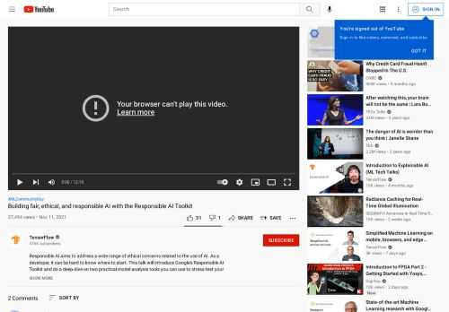 Responsible AI aims to address a wide range of ethical concerns related to the use of AI. As a developer, it can be hard to know where to start. This talk wi...