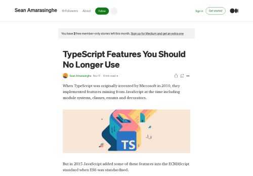 When TypeScript was originally invented by Microsoft in 2010, they implemented features missing from JavaScript at the time including module systems, classes, enums and decorators. But in 2015…