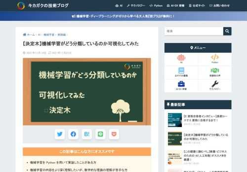 機械学習を活用する環境が整い、多くの人が機械学習を使えるようになる反面、正しくない使い方をしてします可能性も増えています。本記事では数式なしで理解を深めるため、アルゴリズムの挙動を可視化します！