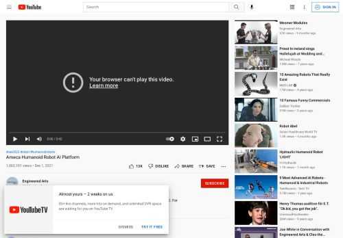 This is not CGI! First look at Ameca , most advanced humanoid robot from @Engineered Arts Designed as a platform for AI and human robot interaction (HRI) . W...