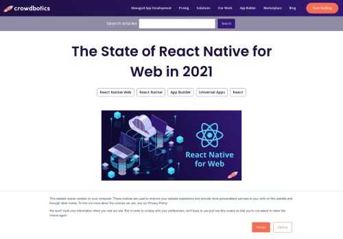 React Native Web is an open source library that enables you to build for both mobile and web platforms. Here's how you can use React Native for Web in 2021.