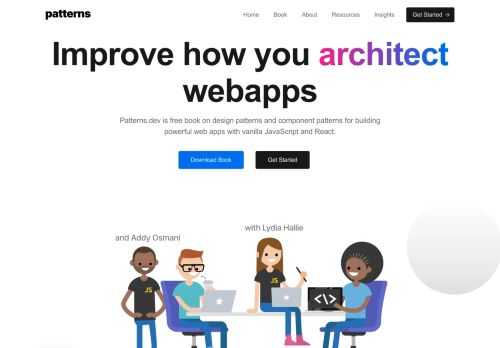 Improve how you architect webapps Patterns.dev is free book on design patterns and component patterns for building powerful web apps with...