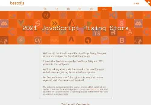 A complete overview of the JavaScript landscape in 2021: trends about front-end and Node.js frameworks, React and Vue.js ecosystems, build tools, state management...