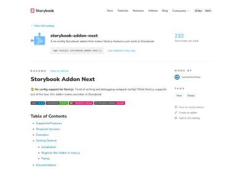 A no config Storybook addon that makes Next.js features just work in Storybook