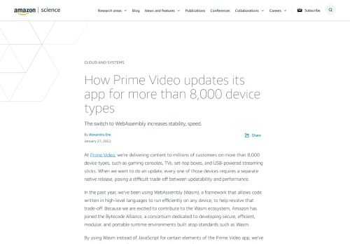The switch to WebAssembly increases stability, speed.