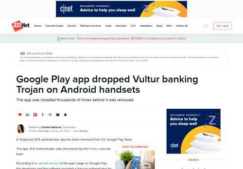 The app was installed thousands of times before it was removed.