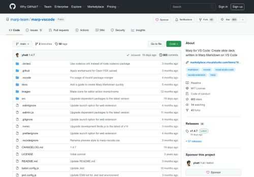 Marp for VS Code: Create slide deck written in Marp Markdown on VS Code - GitHub - marp-team/marp-vscode: Marp for VS Code: Create slide deck written in Marp Markdown on VS Code