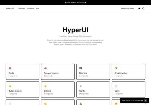 Free Tailwind CSS components that can be used in your next project. Perfect for Laravel, Rails, React, Vue and more.
