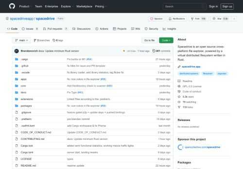 Spacedrive is an open source cross-platform file explorer, powered by a virtual distributed filesystem written in Rust. - GitHub - spacedriveapp/spacedrive: Spacedrive is an open source cross-platform file explorer, powered by a virtual distributed filesystem written in Rust.