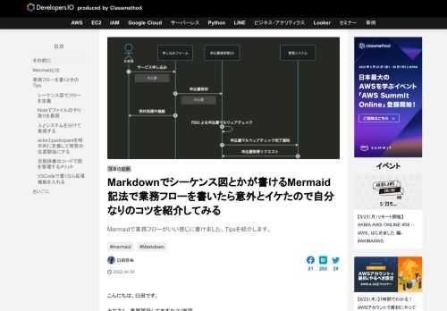 Mermaidで業務フローがいい感じに書けました。Tipsを紹介します。