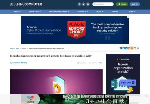 Salesforce-owned Heroku is performing a forced password reset on a subset of user accounts in response to last month's security incident while providing no information as to why they are doing so other than vaguely mentioning it is to further secure accounts.