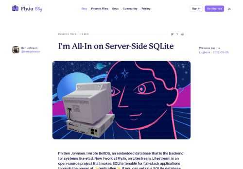 Ben Johnson has joined Fly.io