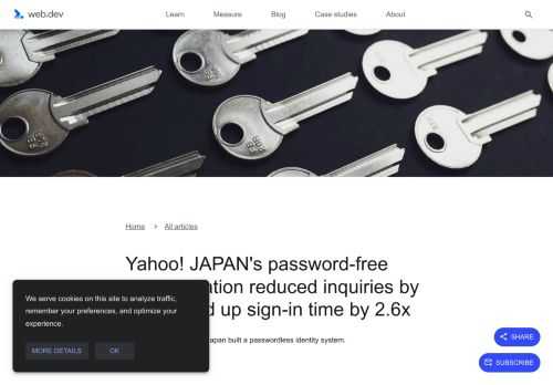 Yahoo! JAPAN achieved a passwordless identity system. Learn their approach and the consequences of the effort. 