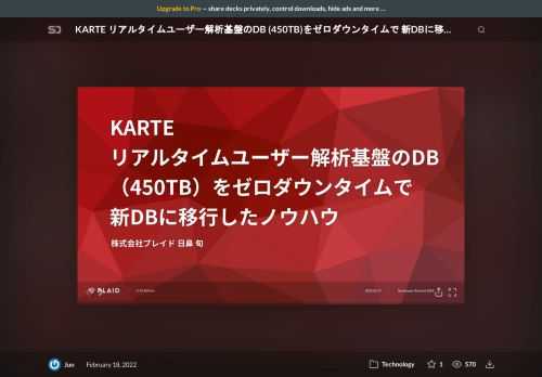 2022 Developer Summit登壇資料  https://event.shoeisha.jp/devsumi/20220217/session/3655/