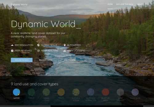 Dynamic World is a 10 meter resolution near real time global land use land cover dataset in Google Earth Engine