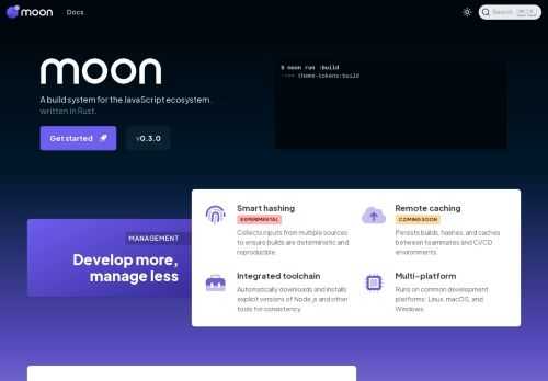Reduces build times and repository maintenance costs through high-quality developer tooling.