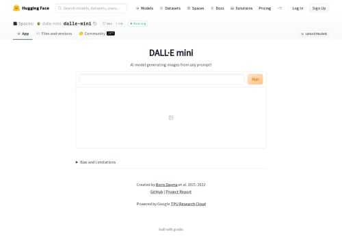 DALL·E mini - a Hugging Face Space by Boris Dayma et al.