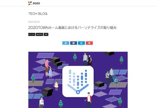 はじめに こんにちは、ML・データ部推薦基盤ブロックの寺崎（@f6wbl6）と佐藤（@rayuron）です。 ZOZOTOWNのホーム画面は2021年3月にリニューアルされ、「モジュール」と呼ばれる単位で商品が表示されるようになりました。 本記事ではユーザーごとにパーソナライズされたモジュール（以降、パーソナライズモジュール）のロジックやシステム構成、および導入時に実施したA/Bテストの内容と結果をご紹介します。 先に結論から言ってしまいますが、今回のパーソナライズモジュールでは機械学習モデルを使わず、ユーザーの回遊行動を分析した結果を元にしたルールベースのロジックを使用しています。本記事のポ…