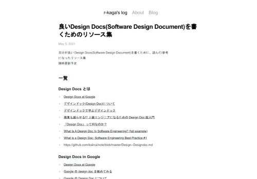 This is the r-kaga’s  personal website