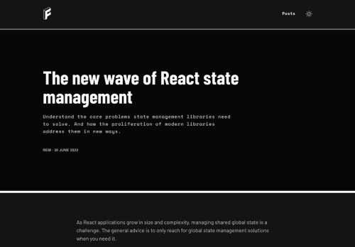 Understand the core problems state management libraries need to solve. And how the proliferation of modern libraries address them in new ways.