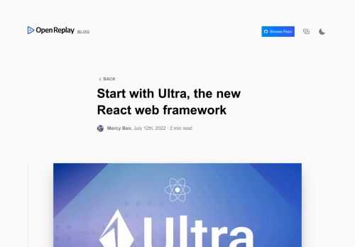Why you should try Ultra for React work