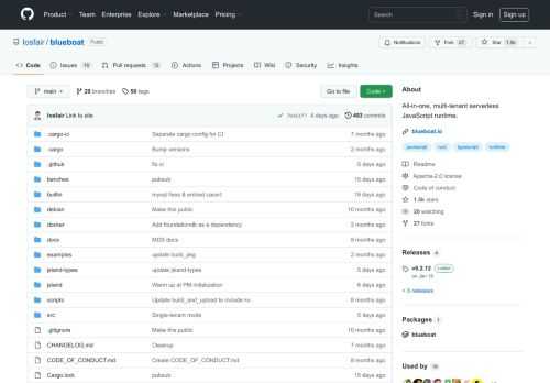 All-in-one, multi-tenant serverless JavaScript runtime. - GitHub - losfair/blueboat: All-in-one, multi-tenant serverless JavaScript runtime.