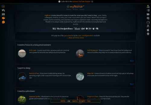 Background Noises • Ambient Sounds • Interactive Soundscapes • Relaxing Music • Online & Free