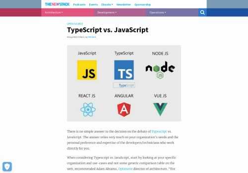 Should I use TypeScript or should I use JavaScript? Discover which one is best to use when and what you can build with each.