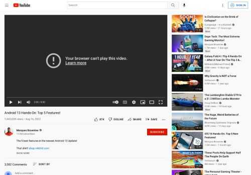 The 5 best features in the newest Android 13 Update!That shirt! http://shop.MKBHD.comThe dbrand Something skin: http://dbrand.com/somethingGet a Google Pixel...
