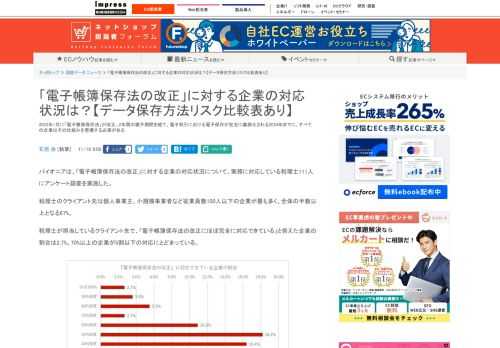 【ネッ担】2022年1月に「電子帳簿保存法」が改正。2年間の猶予期間を経て、電子取引における電子保存が完全に義務化される2024年までに、すべての企業はその仕組みを整備する必要がある